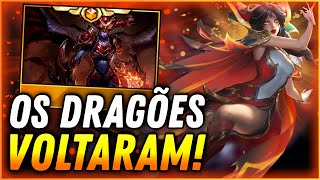 O SET MAIS QUERIDO DE TODOS ESTÁ DE VOLTA! O SET DOS DRAGÕES! | Teamfight Tactics