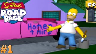 THIS GAME IS CLASSIC!! - The Simpsons Road Rage Playthrough Part: 1