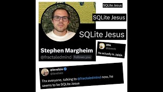Friendly Show S2E3 Meet SQLite Jesus, Stephen Margheim