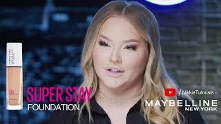 NikkieTutorials SuperStay Foundation | Maybelline New York