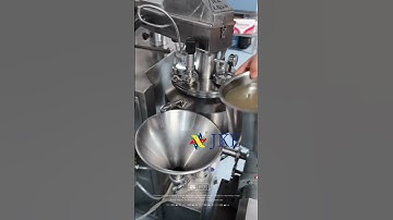 Sauce emulsification test! Vacuum homogenizer perfect performance #machine #manufacturing