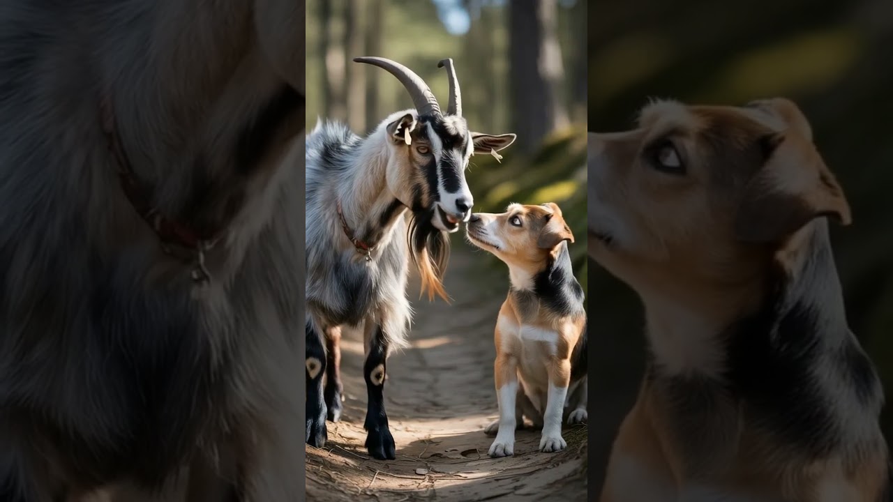 The Most Heartwarming Goat & Dog Friendship