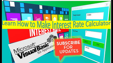 Learn How to Make Simple Interest Rate Calculator in Excel VBA Coding || Small Program in VBA