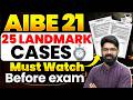 AIBE 21 | Top Landmark Cases | By Amit sir | StudyIQ Judiciary