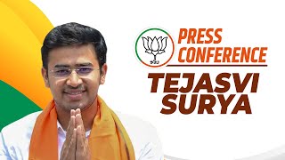 BJP PC LIVE | BJP leader Tejasvi Surya Addresses Press Conference | Lucknow | Lok Sabha Election