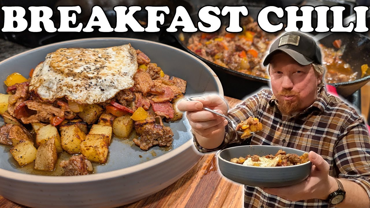 Чили на завтрак в сковороде — идеальный завтрак в трех вариантах.