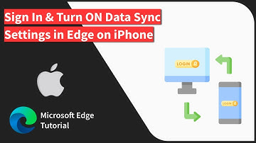How to Sign Microsoft Account and Turn ON Sync in Edge app on iPhone