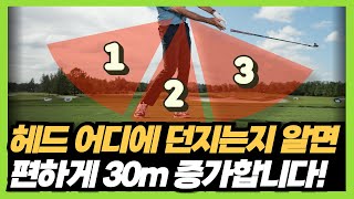 헤드 언제에 던지는지만 알면 비거리는 편하게 30m 증가합니다!