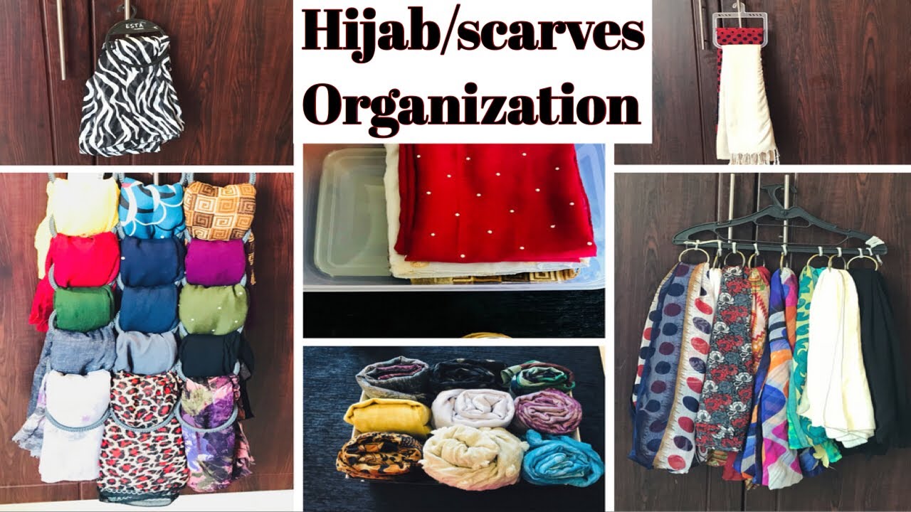 How I organise my Hijab /scarf