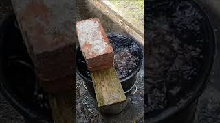 #shorts  Steam explosions, pouring molten copper in water