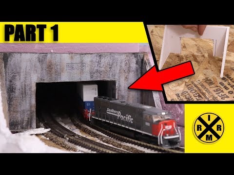 064 (PT1): Scratch Built Concrete Tunnel Portal - Making The Base