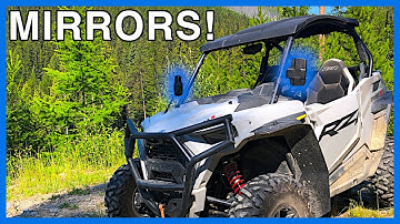 Kemimoto Side Mirrors // Step By Step Installation // Polaris RZR Trail S 1000 Ultimate