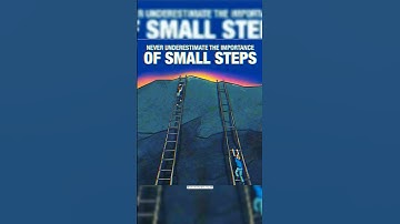 Never underestimate the importance of small steps ~ motivation #shorts