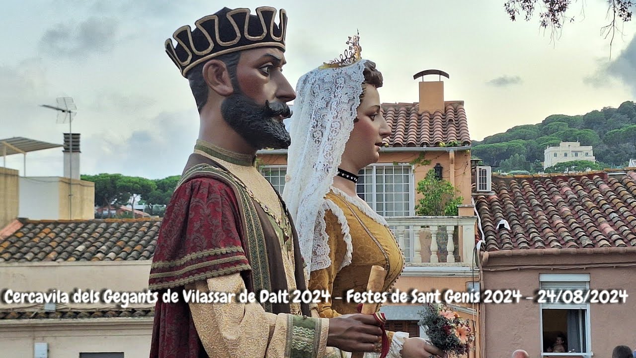 Cercavila dels Gegants de Vilassar de Dalt - Festes de Sant Genís 2024 - 24/08/2024