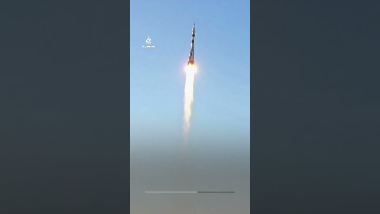 US-Russian crew launches on mission to space station
