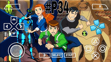 Ben 10 - Alien Force PSP Walkthrough Gameplay PPSSPP Emulator Android Game [4K:60FPS] Part 34