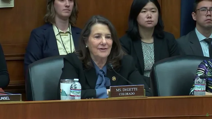 DeGette Questions Witnesses on Energy and AI