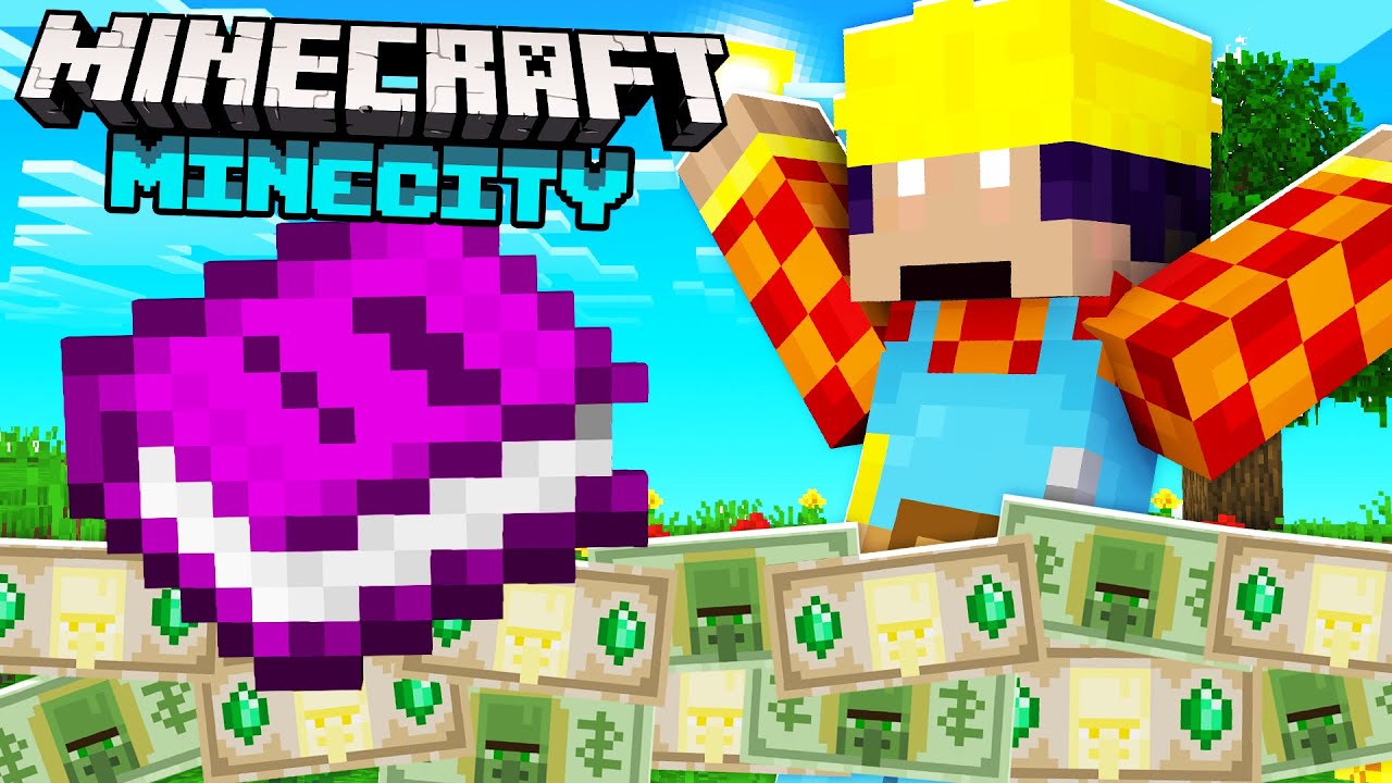 Minecraft Fara Bani De ce AM RAMAS FARA BANI pe MineCity ? 500$ S-AU DUS ! - YouTube