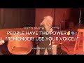 Patti Smith: People Have The Power 11OCT19 “REMEMBER! USE.YOUR.VOICE.!!!”