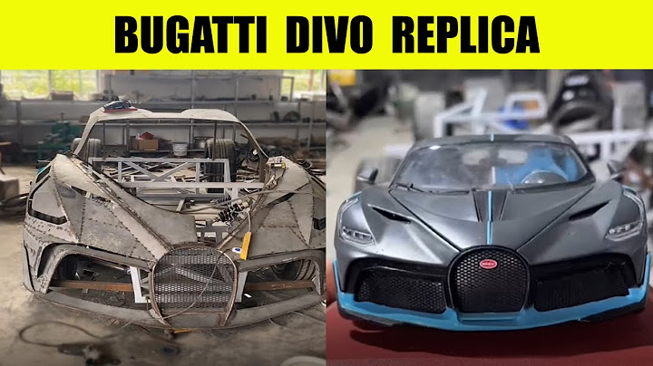 РЕПЛИКА BUGATTI DIVO - ЧАСТЬ 1