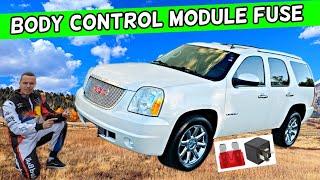 GMC YUKON XL BODY CONTROL MODULE FUSE LOCATION 2007 2008 2009 2010 2011 2012 2013 2014 2007 Buick Lucerne Body Control Module