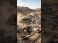Excavators Digging Dry Valley