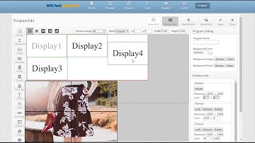 #2. WISE-PaaS/SignageCMS Tutorial: How to Create a Program with Multiple Screen and Multimedia