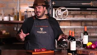 Cowboy Steak Carapreta com vinho Trivento