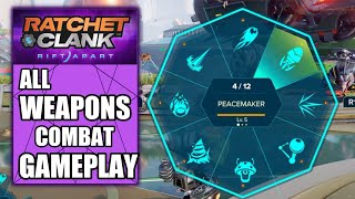 All Weapons Combat Gameplay Showcase - Ratchet & Clank Rift Apart