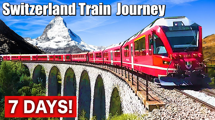 🇨🇭스위스에서 가장 아름다운 7일간의 기차 여행 7 -Day Most Scenic Train Journey in Switzerland