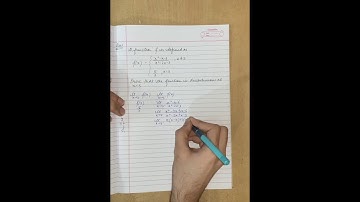 A function f(x) is defined as f(x) = x2−x−6/x^2−2x-3 if x≠3 and if x=3 f(x)=5/3