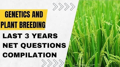 ASRB NET, SMS, STO ( T-6 ) 2023 | Genetics & Plant Breeding | Last 3 years NET Questions Compilation