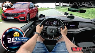 2021 Škoda Octavia RS 2.0 TDI (200 KM) | PONAD 250 KM/H?! V-max, 0-100, 100-200 km/h. | 4K