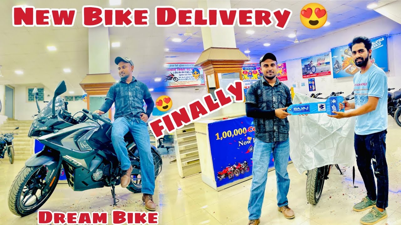 Finally Taking Delevery Of My New Bike Bajaj Pulsar Rs200 🏍️🏍️❤️❤️. @Athar_7xi  ( Vlog :- 3 )