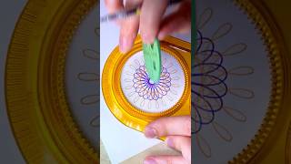 MAGIC CIRCLES #magic #circle #spirograph #tutorial #paint #painting #paintingtutorial #2024 #shorts