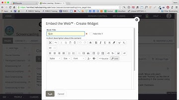 Embedding an EDpuzzle Video in Haiku