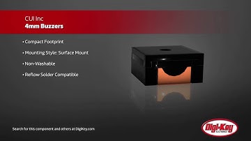 CUI Devices 4mm Micro Buzzer | Digi-Key Daily