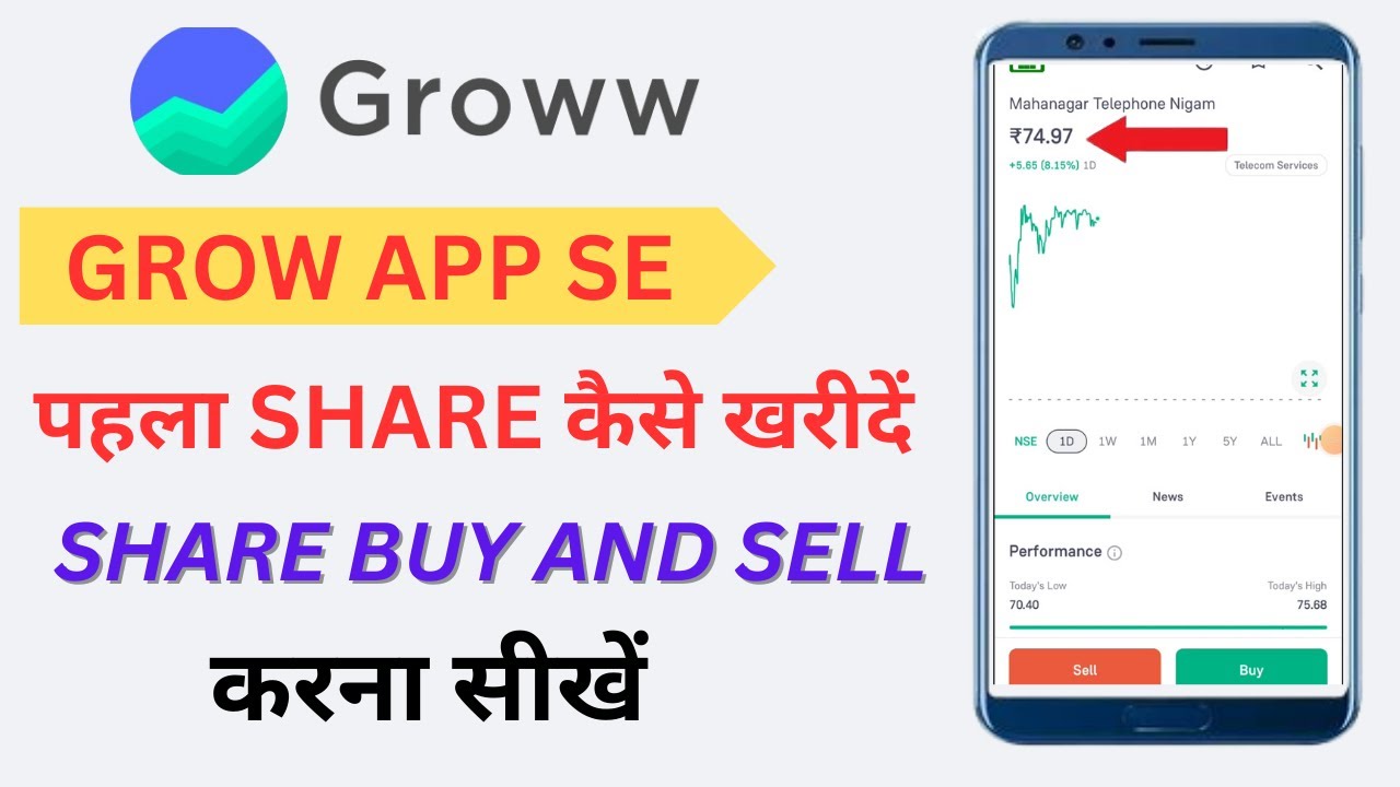 Grow App se Share Kaise Kharide 2024 | How to Buy and Sell in Grow app
