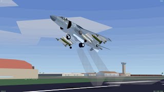 Tiny Combat Arena - Short airfield "jump jet" takeoff
