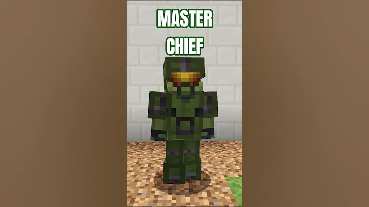 Minecraft: Master Chief Armor Trim #halo #minecraft