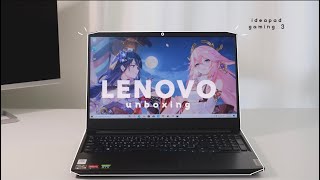 Unboxing Lenovo Ideapad Gaming 3 + Genshin Impact