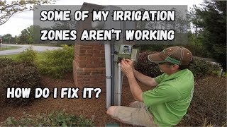 Some of my Sprinkler System Zones Aren't Working (Irrigation Repair)