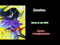 New Animes coming on Winter and Spring in 2025 Info