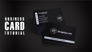 Business Card - Corel Draw X7 Tutorial - Design # 04 - Graphics Inn