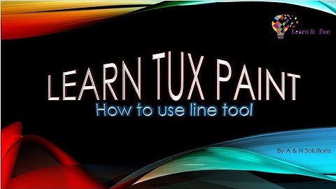 How to use line tool