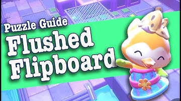 Flushed Flipboard Puzzle Guide | Hello Kitty Island Adventure Update 2.2 - City Town Sewer Puzzle