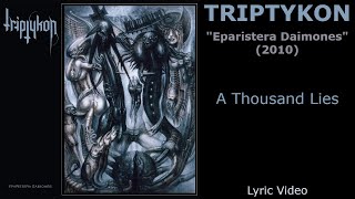 TRIPTYKON - A Thousand Lies (Lyric Video)