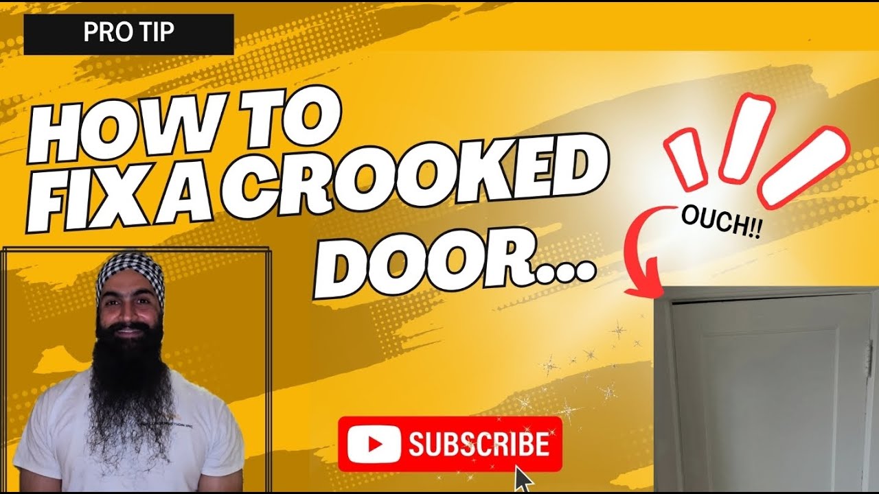 How To Fix a Crooked Door | Sagging or Rubbing Door | in Punjabi | Pro Tip |
