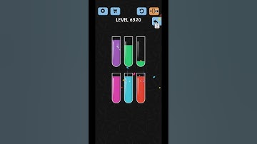 Water Color Sort Level 6320 Gameplay Solution