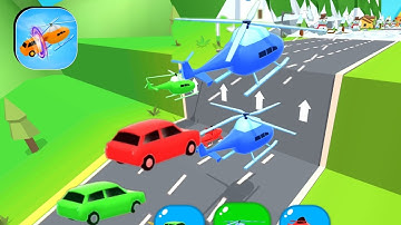 Shape-Shifting🚁🚕 Walkthrough ALL Level Gameplay (Android, iOS Game) New Update level-49